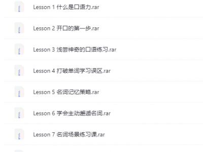 【哈佛雪梨英语口语教学+场景练习】[4.73GB]