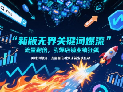 新版无界关键词爆流，流量翻倍，引爆店铺业绩狂飙