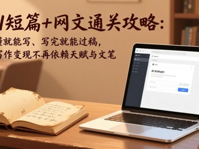 AI短篇+网文通关攻略-更新4月：看懂就能写、写完就能过稿，让写作变现不再依赖天赋与文笔