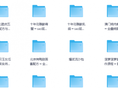 2025最新创业资料小吃美食教程（522道）免费获取！