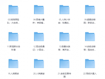 学而思动画科普 熊猫博士看世界（26部）【 23.1GB】