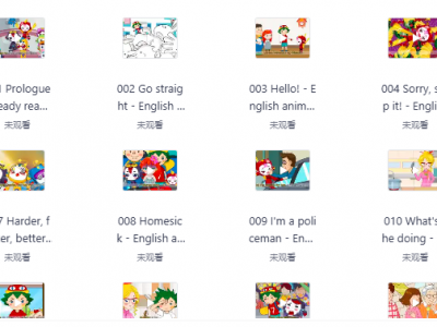  美国儿童启蒙教育英语学习动画系列（35.8G）全网最全合集！