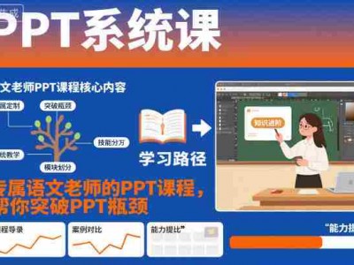 PPT系统课，专属语文老师的PPT课程，帮你突破PPT瓶颈