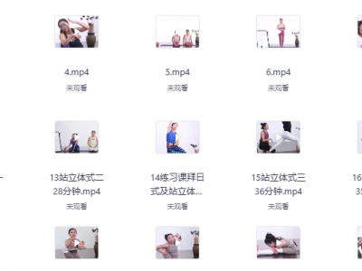 《瑜伽从初级到高级（100课）》全套教程带你轻松入门塑形